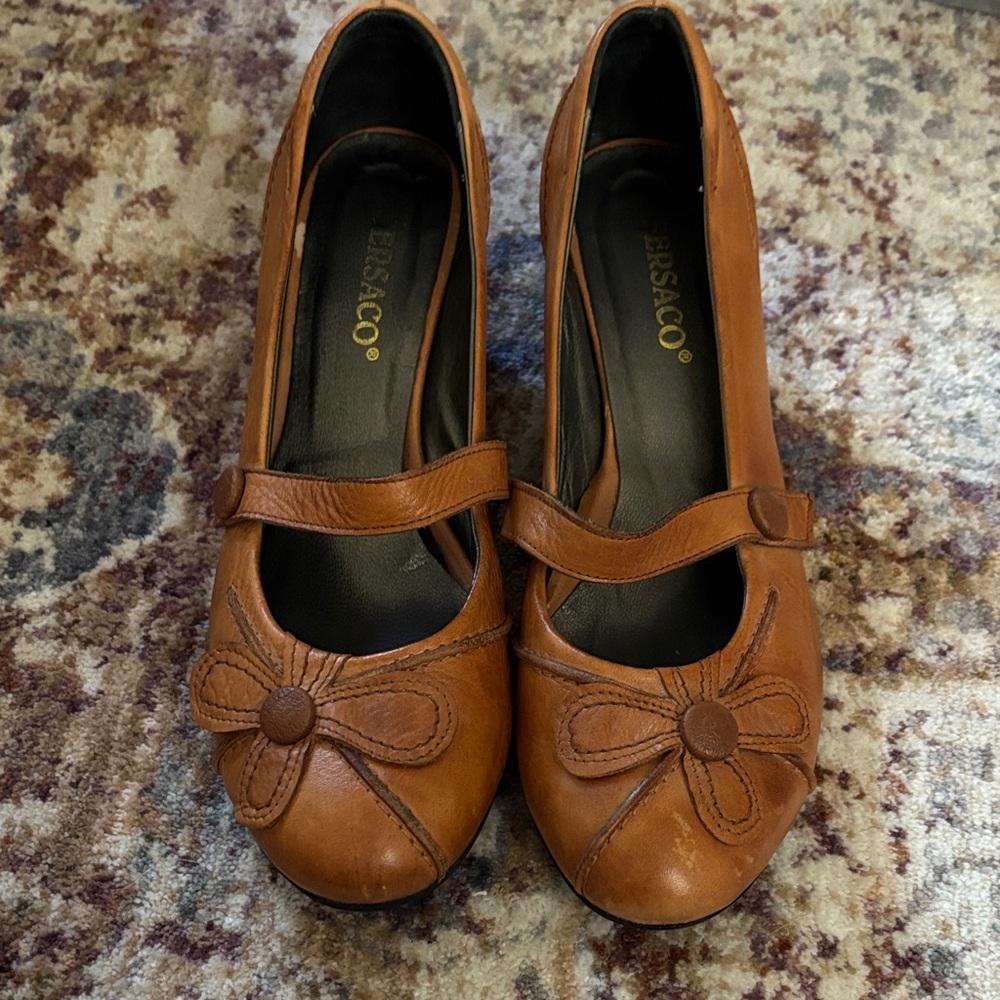 Women's Brown Leather Shoes